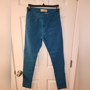 Women's Skinny Jeans in Teal